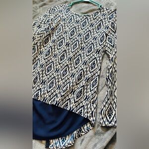 Pink Owl Blue and White Patterned Apparel